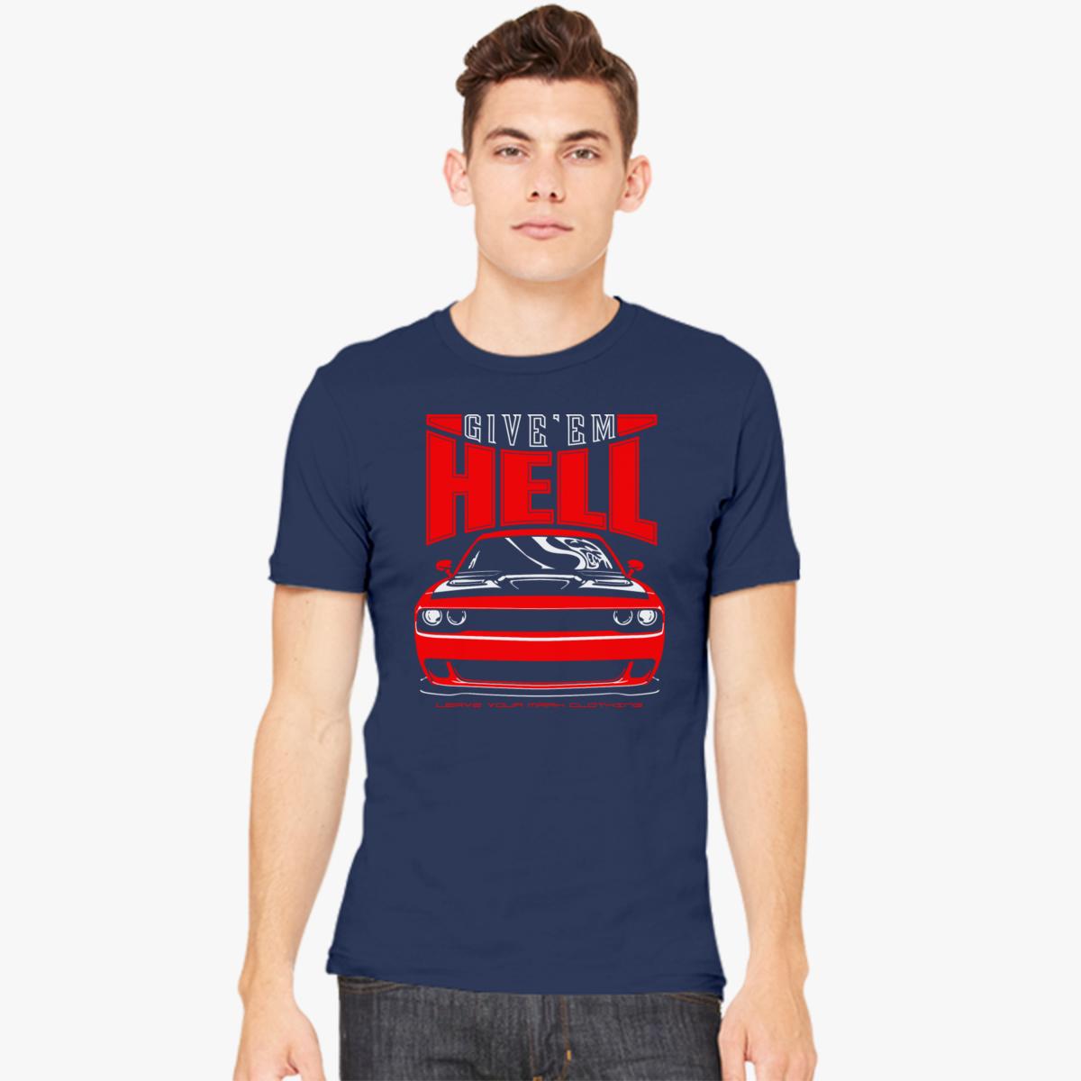 Give'em Hell Dodge Challenger Hellcat Men's T-shirt